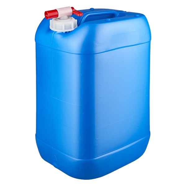 Canister 25 liter blauw met aftapkraan