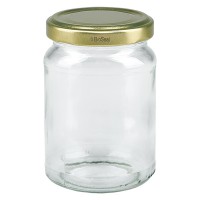 Pot rond 205ml avec couvercle BioSeal or UNiTWIST Pot rond 205ml avec couvercle BioSeal or UNiTWIST