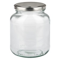 370ml verre ovale avec couvercle BasicSeal argent UNiTWiST 370ml verre ovale avec couvercle BasicSeal argent UNiTWiST