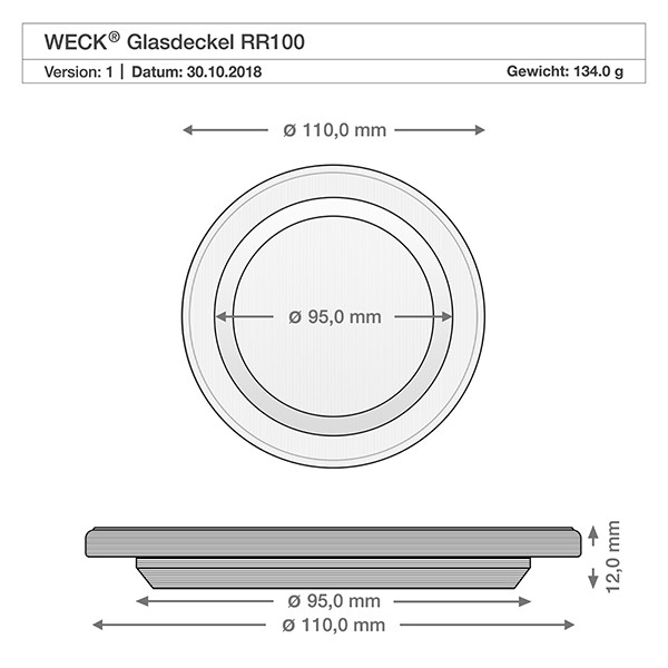 WECK-tulpglas 1062ml