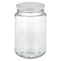 375ml pot rond avec couvercle BasicSeal blanc UNiTWIST 375ml pot rond avec couvercle BasicSeal blanc UNiTWIST