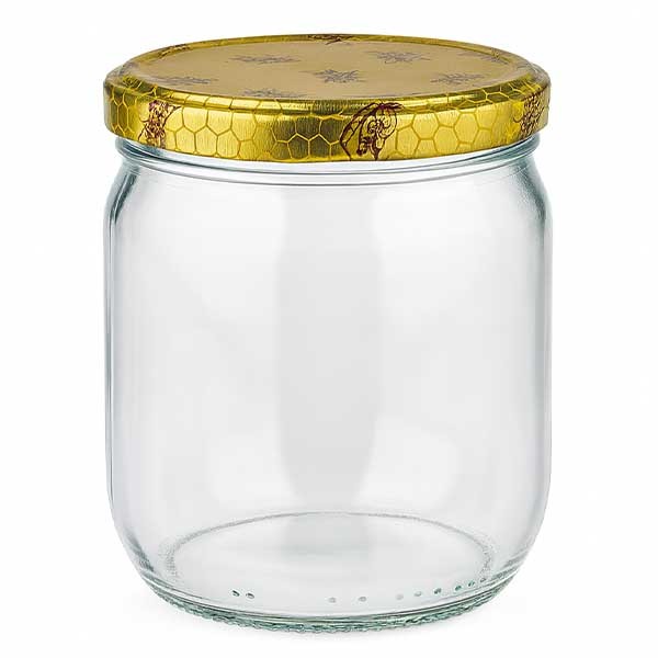 Twist-Off glazen potten lossen onderdelen 425ml ronderand glas