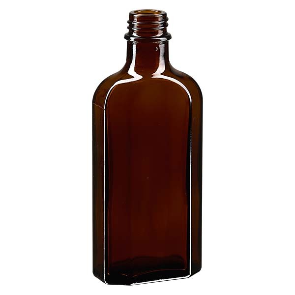 Flasque brune de 125 ml au goulot DIN 22