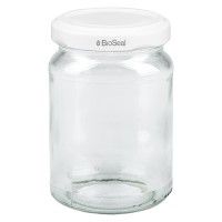 Pot de 205ml avec couvercle BioSeal blanc UNiTWIST Pot de 205ml avec couvercle BioSeal blanc UNiTWIST