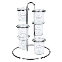 Preview: Serveerrek verchroomd voor 6 bekers Preview: Serveerrek verchroomd voor 6 bekers