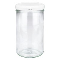 Pot de 277ml avec couvercle BioSeal blanc UNiTWIST Pot de 277ml avec couvercle BioSeal blanc UNiTWIST