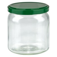 408ml rond glas + BasicSeal deksel groen UNiTWIST 408ml rond glas + BasicSeal deksel groen UNiTWIST