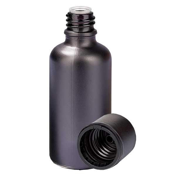 50 ml fles 3 mm, schroefsluiting met garantielsluiting (OV), BlackLine UT18/50 UNiTWIST