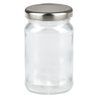110ml verre rond avec couvercle BasicSeal argent UNiTWIST 110ml verre rond avec couvercle BasicSeal argent UNiTWIST
