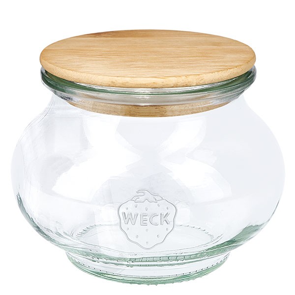 WECK-sierglas 220ml met hout deksel