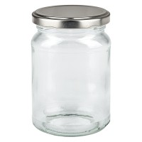 Verre rond 205ml avec couvercle BasicSeal argent UNiTWIST Verre rond 205ml avec couvercle BasicSeal argent UNiTWIST