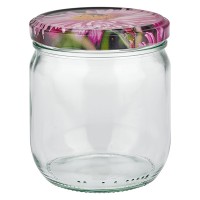 Twist-Off glazen potten lossen onderdelen 425ml ronderand glas Twist-Off glazen potten lossen onderdelen 425ml ronderand glas