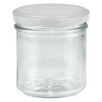 167ml Verre renversé avec couvercle BasicSeal blanc UNiTWIST 167ml Verre renversé avec couvercle BasicSeal blanc UNiTWIST
