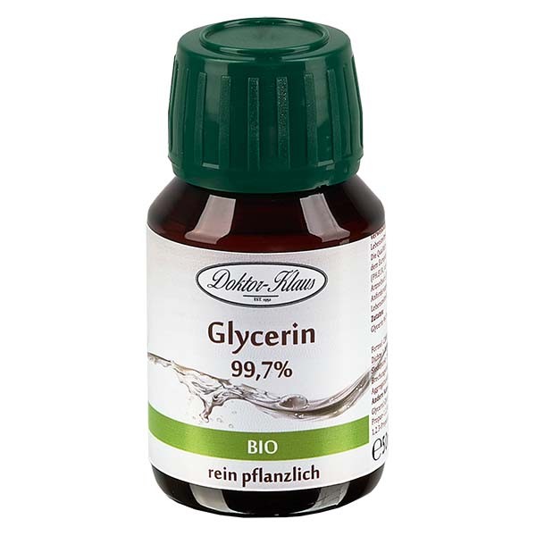 Bio-glycerine 99.7% in bruine 50ml PET fles met VR - E 422