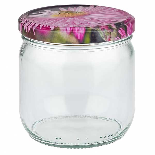 Twist-Off glazen potten lossen onderdelen 425ml ronderand glas