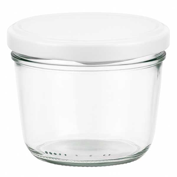 Verre renversé 230ml avec couvercle BasicSeal blanc UNiTWiST