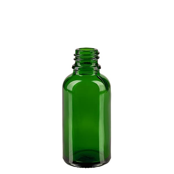 Groene glazen fles 30ml