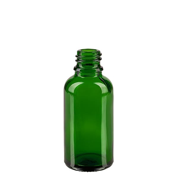 Flacon compte-gouttes vert 30 ml DIN18