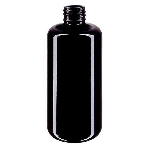 Flacon en verre violet 200 ml GCMI 410/24 (verre Miron)