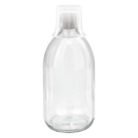 500ml Euro-medicijnfles helder met doseerbeker 500ml Euro-medicijnfles helder met doseerbeker