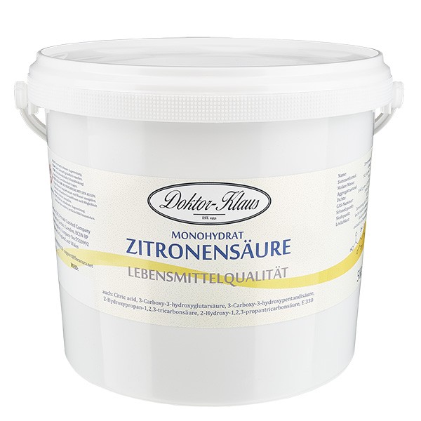 Acide citrique 5 kg, E330, qualité alimentaire