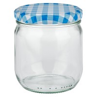 Twist-Off glazen potten lossen onderdelen 425ml ronderand glas Twist-Off glazen potten lossen onderdelen 425ml ronderand glas
