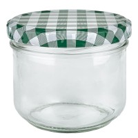 260 ml trommelglas + BasicSeal deksel groen/wit UNiTWiST 260 ml trommelglas + BasicSeal deksel groen/wit UNiTWiST