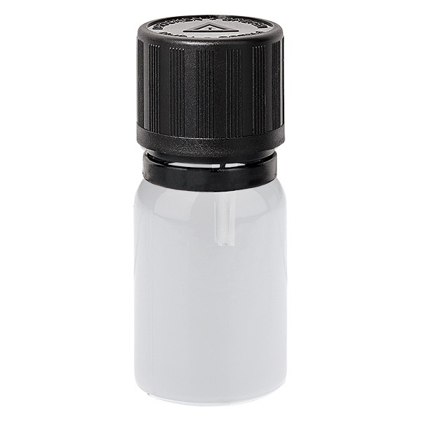 Flacon compte-gouttes 5 ml 1 mm s. OV KiSi Bli WhiteL. UT18/5