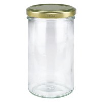 277ml trommelglas met BioSeal deksel goud UNiTWIST 277ml trommelglas met BioSeal deksel goud UNiTWIST