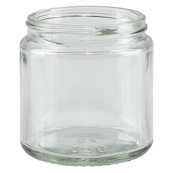 Glazen pot 120ml helder glas 58mm/R3, zonder sluiting