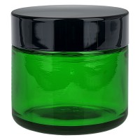 Preview: Glastiegel 60ml grün mit Einlegedeckel UNiTWIST Preview: Glastiegel 60ml grün mit Einlegedeckel UNiTWIST