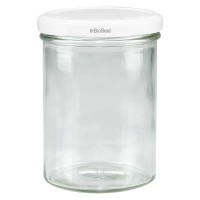 Pot de 435ml avec couvercle BioSeal blanc UNiTWIST Pot de 435ml avec couvercle BioSeal blanc UNiTWIST