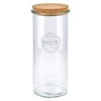 1500ml bekers WECK RR100 met kurk naturel 1500ml bekers WECK RR100 met kurk naturel