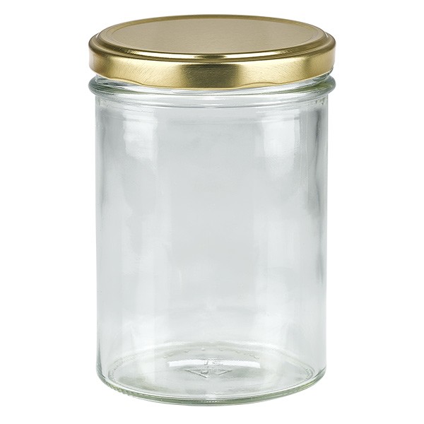 435 ml trommelglas met BasicSeal deksel goud UNiTWIST