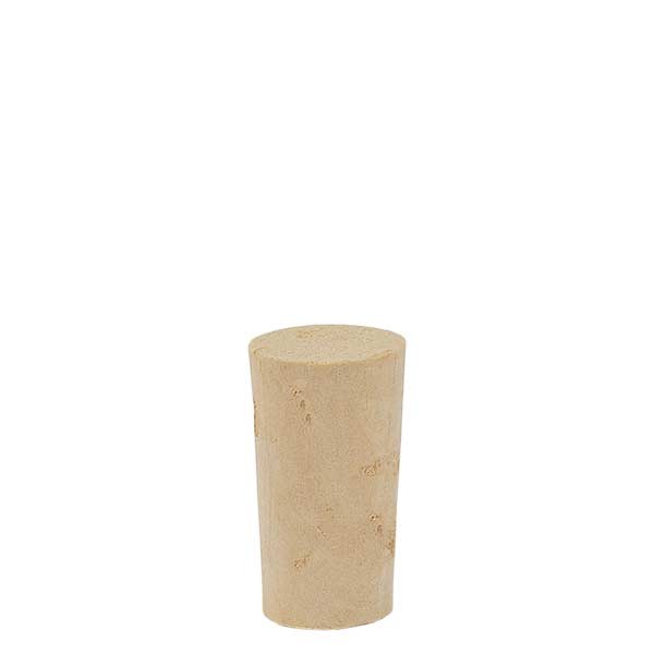 Tapse kurk - natuurlijk kurk - 9/12mm, hoogte 21.5mm