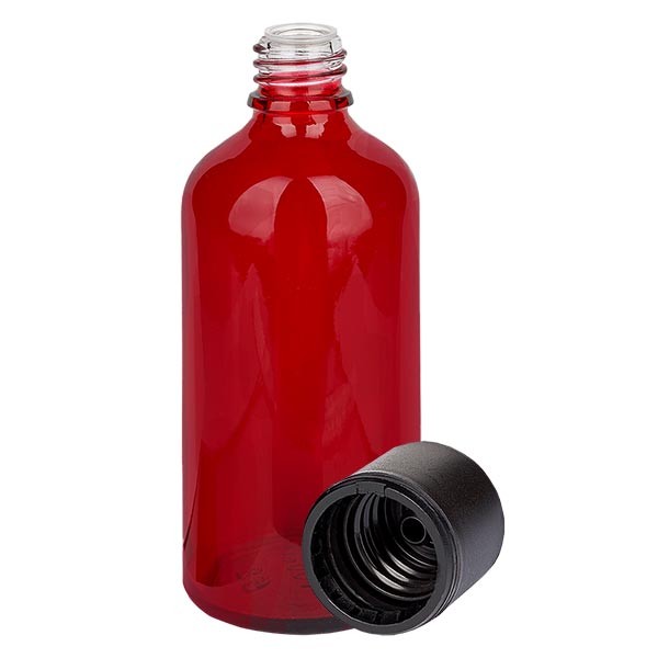 100 ml fles 3 mm, schroefsluiting met garantielsluiting (OV), RedLine UT18/50 UNiTWIST