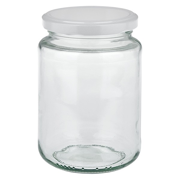 382 ml rond glas met BasicSeal deksel zilver UNiTWIST