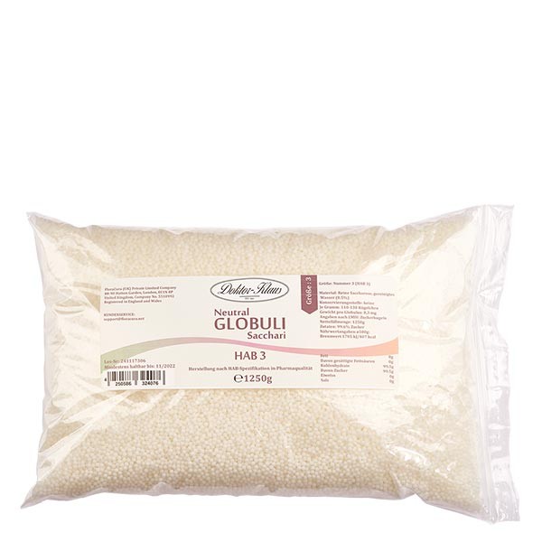 1250 g Neutral globuli HAB3 van 100% zuivere sacharose