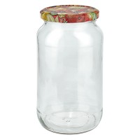 1062ml Verre rond + couvercle BasicSeal décor fruits UNiTWiST 1062ml Verre rond + couvercle BasicSeal décor fruits UNiTWiST