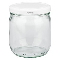 Twist-Off glazen potten lossen onderdelen 425ml ronderand glas Twist-Off glazen potten lossen onderdelen 425ml ronderand glas