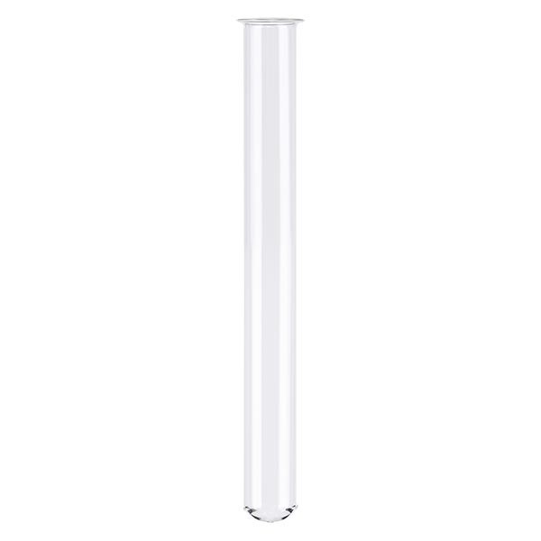 Tube à essai 160x15mm en verre borosilicate à bord rabattu