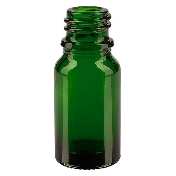 Groene glazen fles 10ml