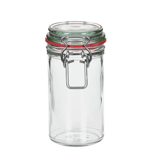 272 ml glas met draadbeugel / spanbeugelglas rond, geschikt voor pasteurisatie
