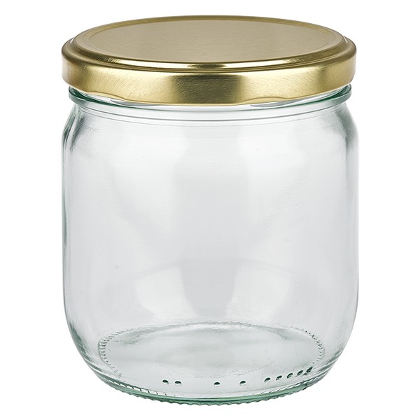 Twist-Off glazen potten lossen onderdelen 425ml ronderand glas