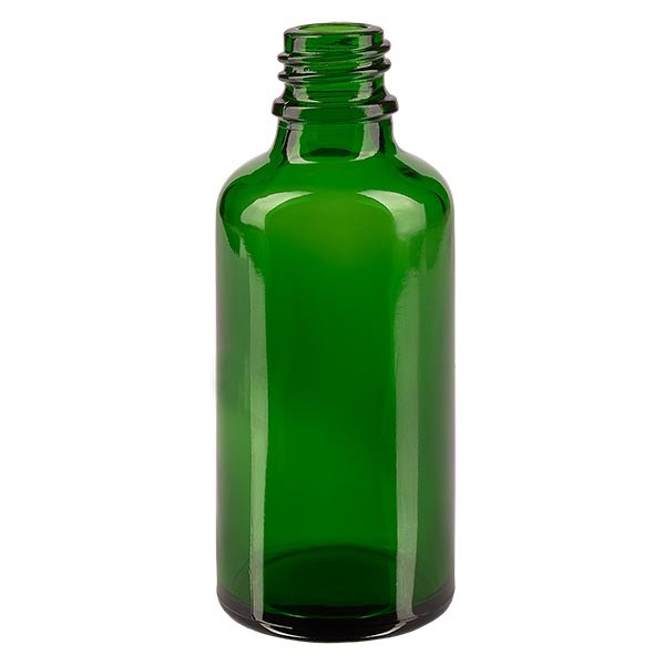 Groene glazen fles 50ml