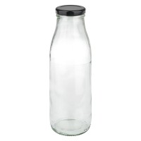 500ml Melkfles + BasicSeal Deksel Zwart UN.. 500ml Melkfles + BasicSeal Deksel Zwart UN..