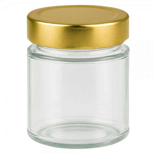 Honingpot 200 g met gouden deksel BasicSeal UNiTWIST