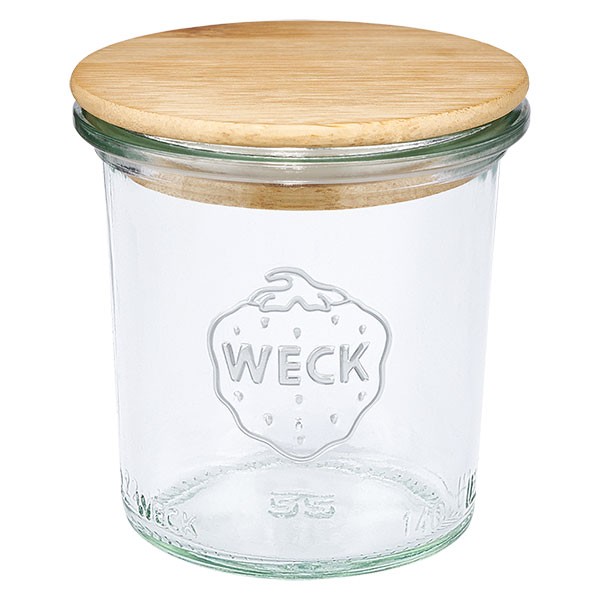 WECK-mini stortglas 140ml met hout deksel