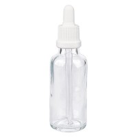 Pipetfles helder 30ml, pipet wit VR Pipetfles helder 30ml, pipet wit VR