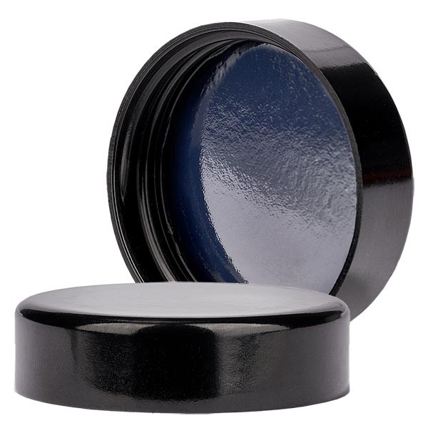 Couvercle à vis noir pr pot violet 50ml 103540